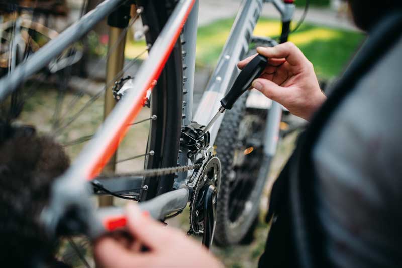 Frühjahrscheck beim fahrrad. Für Pflege und Sicherheit.